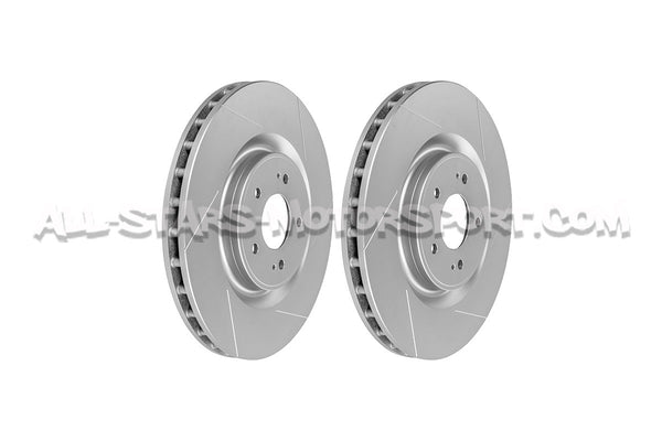 Discos de freno delanteros ranurados Dixcel SD para Mitsubishi Lancer Evo 10