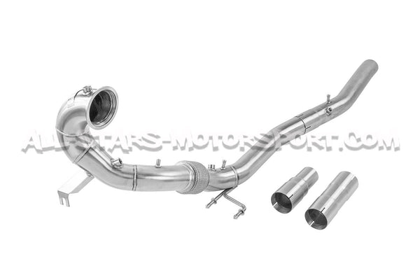 Downpipe descatalizada Alpha Competition para Golf 8 R y Audi S3 8Y (OPF)