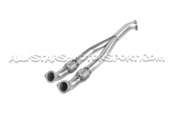 Tubo de escape Y-Pipe HKS descatalizado y sin resonador para Nissan R35 GTR