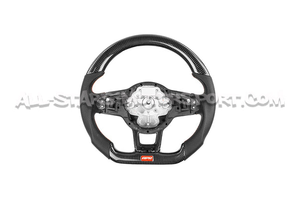 Volante APR de carbono y cuero para Golf 7 GTI / Golf 7 R / Polo GTI / UP GTI / Scirocco FL